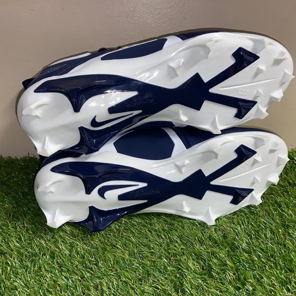 Nike Alpha Menace Pro 3 Navy White Football Cleats CT6649-400 Mens Size 12.5 NEW